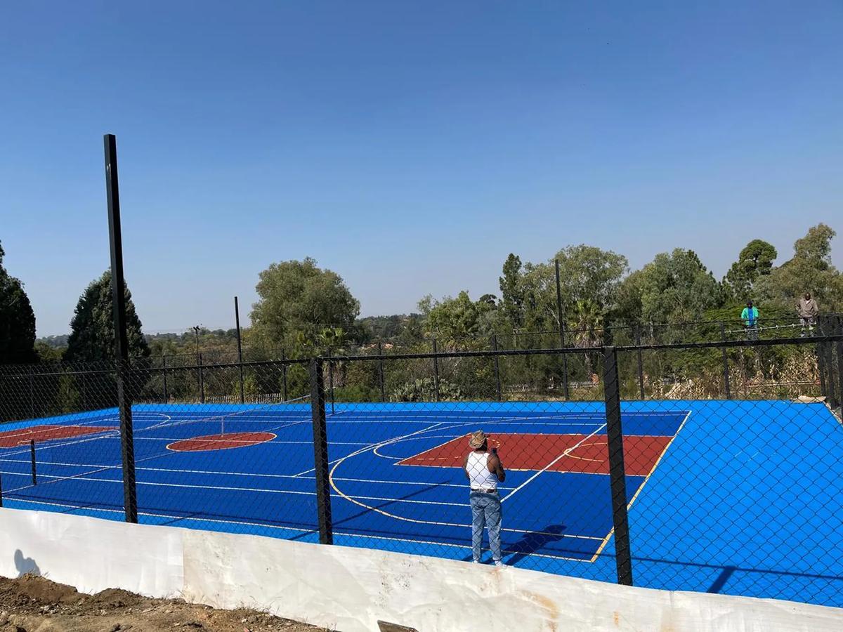 Tennis Court Resurfacing project photograph