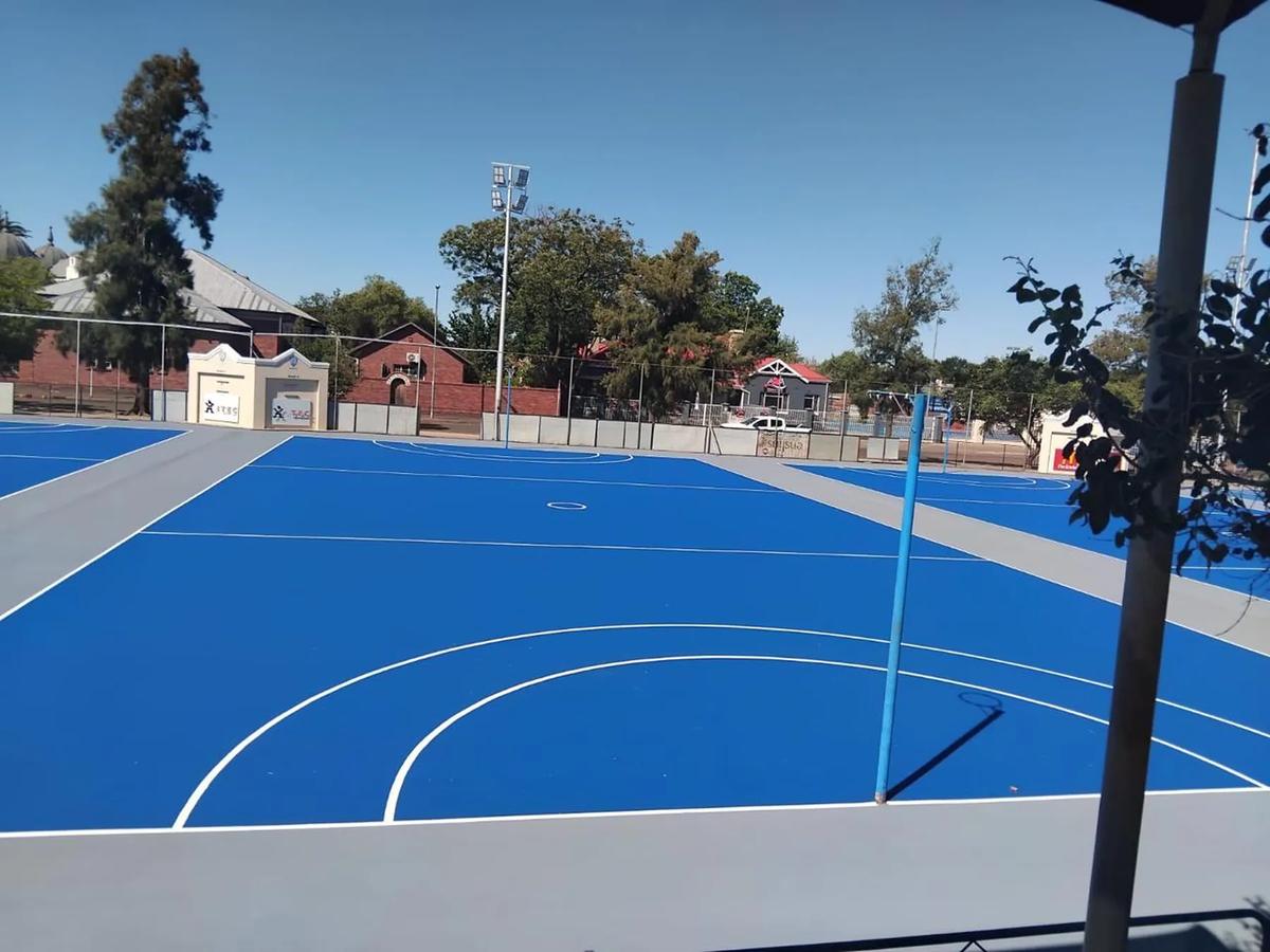 Multi-sport line marking layout